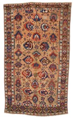 An Azerbaijan 'In and Out Palmette' design carpet, 18th century,