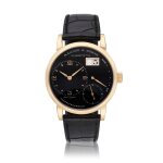 Reference 111.031 Lange 1 | A pink gold wristwatch with date and power reserve, Circa 2000