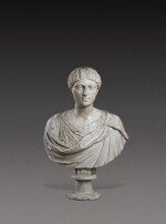 A Roman Marble Portrait Bust of a Woman, Reign of Agrippina, circa A.D. 20-40