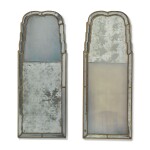 A PAIR OF QUEEN ANNE GILTWOOD MIRRORS, ONE CIRCA 1710, THE OTHER 20TH CENTURY