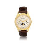 PATEK PHILIPPE | REFERENCE 3941 A YELLOW GOLD AUTOMATIC PERPETUAL CALENDAR WRISTWATCH WITH MOON PHASES, CIRCA 1990