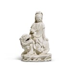 A Dehua figure of Guanyin, 17th century | 十七世紀 德化獅吼觀音