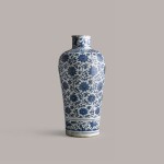 A large blue and white 'lotus' vase Ming Dynasty | 明 青花纏枝蓮紋大瓶