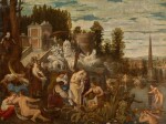 FLEMISH SCHOOL, CIRCA 1600 | A LANDSCAPE WITH THE FINDING OF MOSES