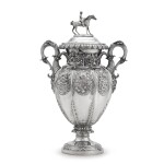 Winchester Race Cup, 1825. A George IV silver racing cup and cover, Emes & Barnard, London, 1825