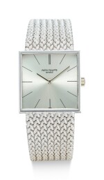 PATEK PHILIPPE | REFERENCE 3503 A WHITE GOLD BRACELET WATCH, MADE IN 1965