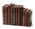 [Fore-edge Paintings] | Eleven volumes with charming scenic paintings