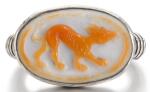 ITALIAN, PROBABLY 16TH CENTURY | CAMEO OF A CROUCHING DOG