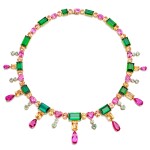 Gem Set Necklace | 彩色寶石項鏈