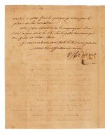 LETIZIA BONAPARTE | letter signed by Napoleon's mother, to her American grandson Jerome Napoleon, 1829