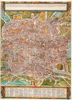 ROME | BRAUN AND HOGENBERG | Plan of Rome, c.1588