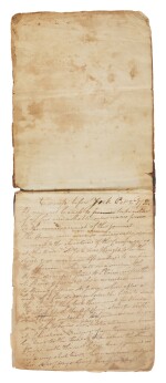 Captain James Duncan | Autograph manuscript journal signed from the Siege of Yorktown
