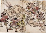 Hishikawa Moronobu (died 1694) | Minamoto no Yorimitsu and His Retainers Decapitate Shutendoji | Edo period, late 17th century