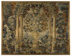 A Flemish Portico Tapestry, probably Oudenaarde, second haf 17th century