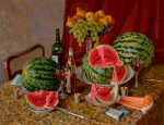 VLADIMIR IVANOVICH EREMENKO | Still Life with Watermelon 