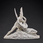 AFTER ANTONIO CANOVA (1757-1822) | PSYCHE REVIVED BY CUPID'S KISS