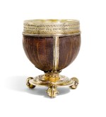 A German silver-gilt mounted coconut cup, probably Nuremberg, circa 1540