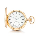PATEK PHILIPPE | A PINK GOLD HUNTING CASE KEYLESS WATCH, MADE IN 1893