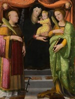 The Virgin and Child with Saints Lawrence and Catherine of Alexandria | 《聖母與聖嬰、聖勞倫斯及亞歷山大的凱薩琳》