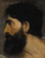 STUDIO OF JEAN-AUGUSTE-DOMINIQUE INGRES | PROFILE OF A BEARDED MAN