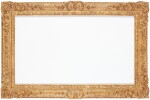 An altered 20th century reproduction Louis XIV-XV style carved giltwood frame