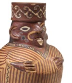 Vase polychrome anthropomorphe, Nazca, Pérou, 300-600 AP. J.-C. | Nasca polychrome figural vessel, Peru, AD 300-600