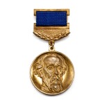 Buzz Aldrin's Tsiolkovsky Medal and Accompanying Certificate