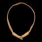 A gold necklace Possibly Khmer, Angkor period, 9th - 15th century | 或高棉吳哥王朝 九至十五世紀 金鍊