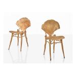 Pair of “Ginkgo” Side Chairs