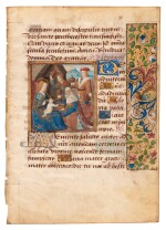 The Adoration of the Magi, miniature on a Leaf from a Book of Hours, [France, 15th century (late)]