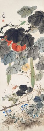 王雪濤 金瓜草蟲 │Wang Xuetao, Pumpkins and Insects