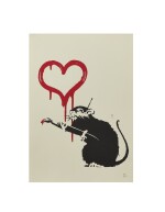 班克斯 BANKSY | 愛情鼠 LOVE RAT 