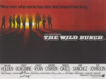 THE WILD BUNCH (1969) POSTER, BRITISH, SIGNED BY ERNEST BORGNINE 