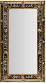 A MATCHED PAIR OF LARGE SCALE ITALIAN MIRRORS, VENICE SECOND HALF OF 19TH CENTURY  