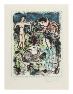 MARC CHAGALL | COUNTRY GATHERING (M. 1042)