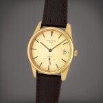 Retailed by Birks: Reference 3558 | A yellow gold wristwatch with date | Circa 1968