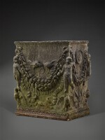 A Roman Marble Funerary Altar inscribed for Caius Comisius Helpistus, 1st Century A.D.