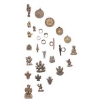 A study collection of twenty-eight ornaments, Thokcha, Himalayan regions, Central Asia and China, 9th/14th century | 喜馬拉雅地區，中亞，中國 九至十四世紀 托查一組二十八件