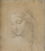 Head of a woman, possibly after Guido Reni