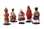 Cinq poupées, Fali, Cameroun | Five Fali dolls, Cameroun