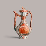 A small Kinrande ewer and cover Ming dynasty, 16th century | 明十六世紀 五彩描金執壺