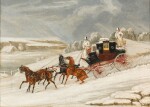  JAMES POLLARD |  LONDON TO GLASGOW MAIL COACH IN THE SNOW