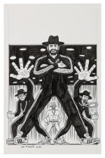 ED PISKOR | Run-DMC. Original cover art from volume 3 of "The Hip Hop Family Tree", 2015.