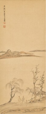 Cheng Jiasui 1565 - 1643 程嘉燧 1565-1643 | Landscape with Figures 山水     