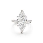 Diamond Ring | 海瑞溫斯頓 | 3.66克拉 欖尖形 E色 鑽石 戒指