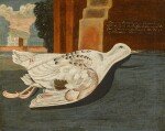 Still life of a white woodcock