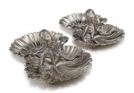 A PAIR OF ITALIAN SILVER OCTOPUS DISHES, BUCCELLATI, MILAN, LATE 20TH CENTURY