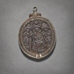 Ottoman Greek, probably Mount Athos, 17th/ early 18th century | Medallion with the Virgin and Child and Saints