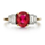 Ruby and diamond ring, 1997