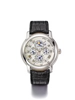 AUDEMARS PIGUET | JULES AUDEMARS EQUATION DU TEMPS JERUSALEM, A WHITE GOLD AUTOMATIC PERPETUAL CALENDAR WRISTWATCH WITH MOON PHASES AND EQUATION OF TIME CIRCA 2012